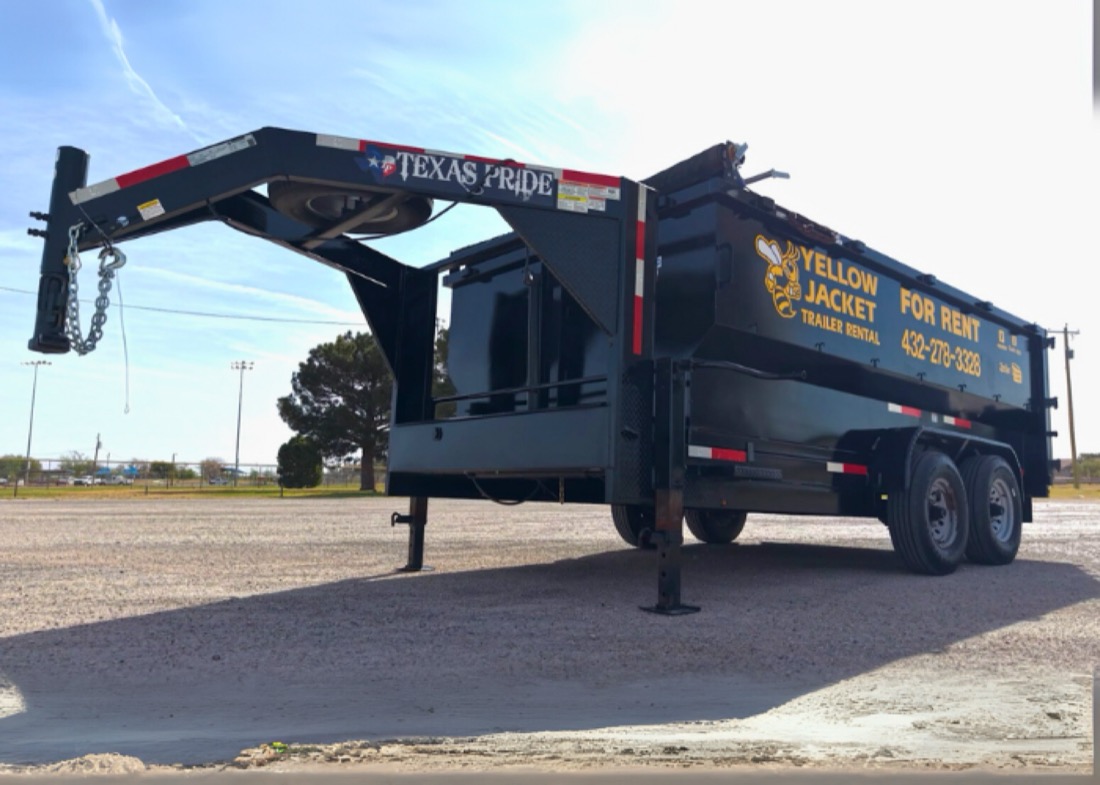 Yellow Jacket 14ft gooseneck dump trailer